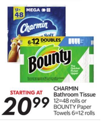 Sobeys Charmin bathroom tissue offer