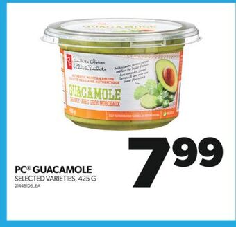 Real Canadian Superstore Pc® guacamole, 425 g offer