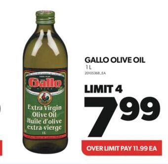 Real Canadian Superstore Gallo olive oil, 1 l offer