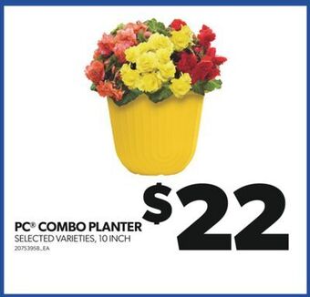 Real Canadian Superstore Pc® combo planter, 10 inch offer