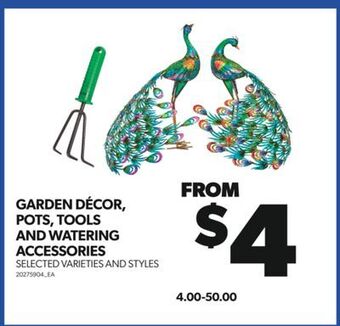 Real Canadian Superstore Garden décor, pots, tools and watering accessories offer