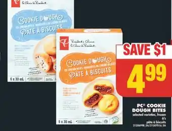 No Frills Pc® cookie dough bites, 6's offer