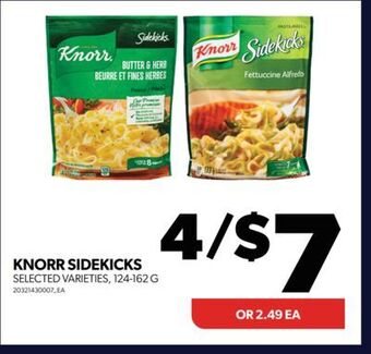 Real Canadian Superstore Knorr sidekicks, 124-162 g offer