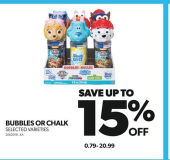 Real Canadian Superstore Bubbles or chalk offer