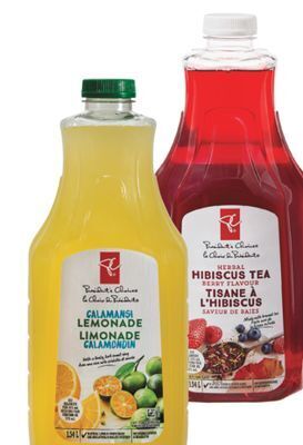Real Canadian Superstore Pc® lemonade or tea, 1.54 l offer