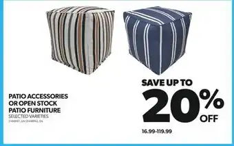 Real Canadian Superstore Patio accessories or open stock patio furniture offer