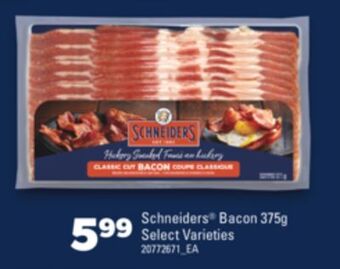 Real Canadian Superstore Schneiders® bacon, 375g offer