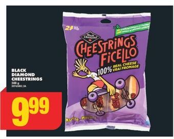 No Frills Black diamond cheestrings, 588 g offer