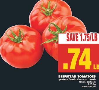 No Frills Beefsteak tomatoes offer