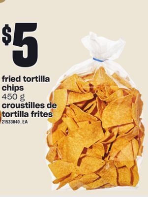 Independent Grocer Fried tortilla chips, 450 g offer