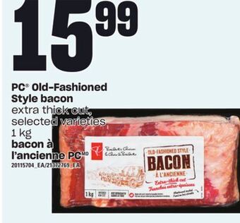 Independent Grocer Pc® old-fashioned style bacon, 1 kg offer