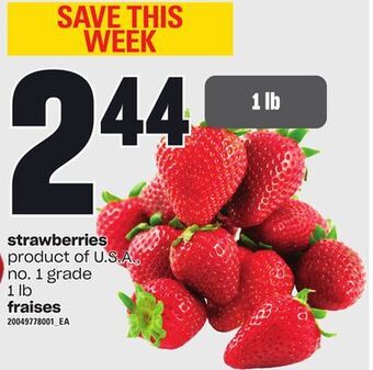 Independent Grocer Strawberries, 1 lb offer