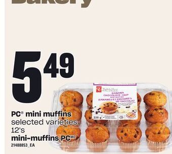 Independent Grocer Pc® mini muffins, 12's offer