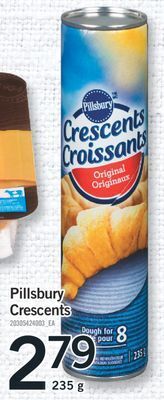 Fortinos Pillsbury crescents, 235 g offer