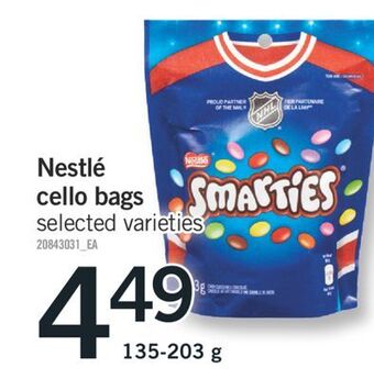 Fortinos Nestlé cello bags, 135-203 g offer