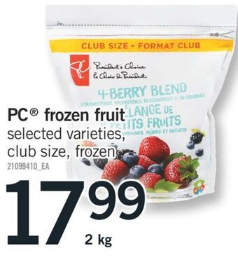 Fortinos Pc® frozen fruit, 2 kg offer