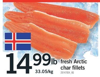 Fortinos Fresh arctic char fillets offer