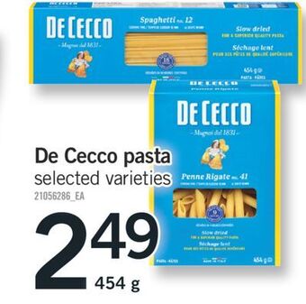 Fortinos De cecco pasta, 454 g offer