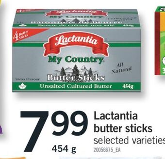 Fortinos Lactantia butter sticks, 454 g offer
