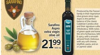 Fortinos Sarafino aspro extra virgin olive oil, 500 ml offer
