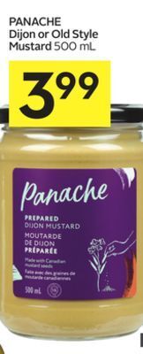 Foodland Panache dijon or old style mustard 500 ml offer