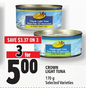 Metro Crown light tuna offer