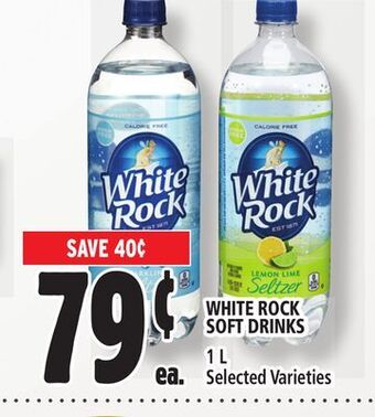 Metro White rock soft drinks offer