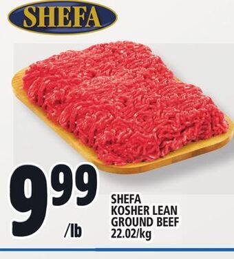 Metro Shefa kosher lean ground beef offer