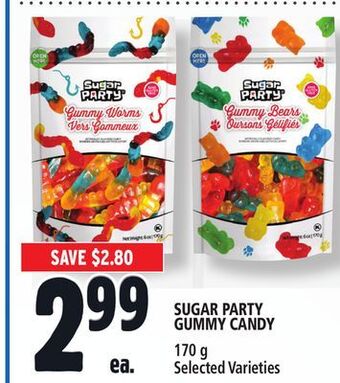 Metro Sugar party gummy candy offer