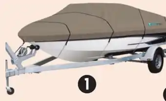 Canadian Tire Tripel trailerable boat covers sizes offer