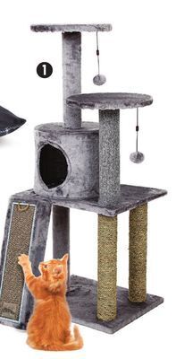 Canadian Tire Cat tree playset with perches, hanging toys and scratching posts, 45˝ tall offer