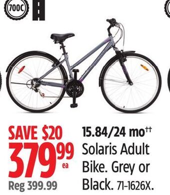 Canadian Tire Supercycle solaris adult bike offer