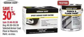 Canadian Tire Armor coat selected armor coat floor or masonry paint offer