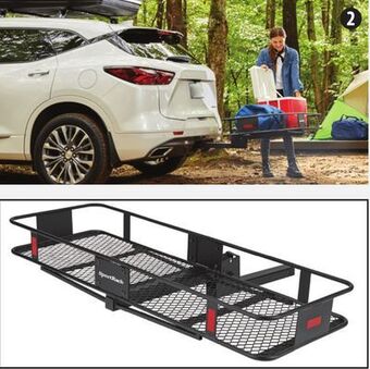 Canadian Tire Sportrack vista hitch mount folding cargo basket, fits 2˝ receivers offer