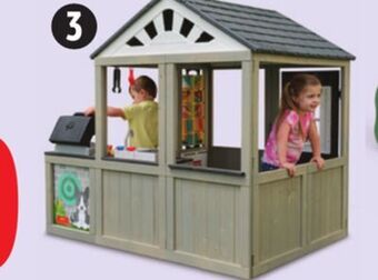 Canadian Tire Wooden patio party playhouse offer