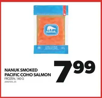 Real Canadian Superstore Nanuk smoked pacific coho salmon, 140 g offer