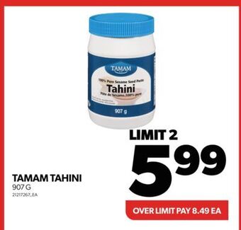 Real Canadian Superstore Tamam tahini, 907 g offer