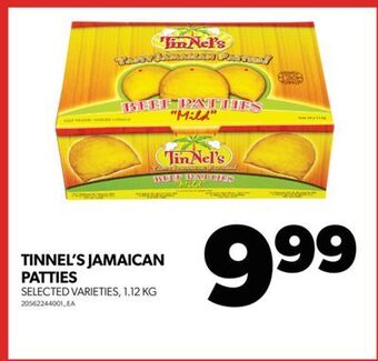 Real Canadian Superstore Tinnel's jamaican patties, 1.12 kg offer