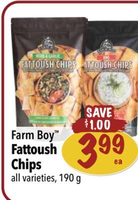Farm Boy Farm boy™ fattoush chips offer