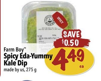 Farm Boy Farm boy™ spicy eda-yummy kale dip offer