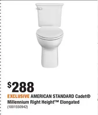 Home Depot Exclusive american standard cadet® millennium right height™ elongated offer