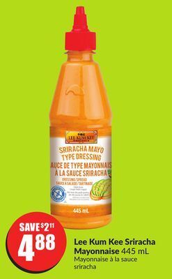 FreshCo Lee kum kee sriracha mayonnaise 445 ml offer
