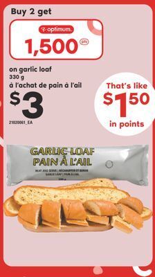 Valu-mart Pain à l'ail offer