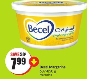 FreshCo Becel margarine 637-850 g offer