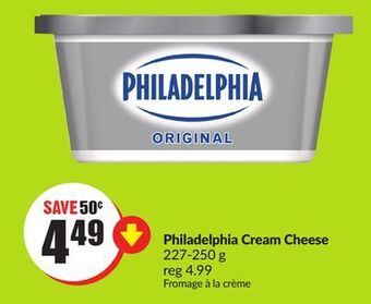 FreshCo Philadelphia cream cheese 227-250 g offer