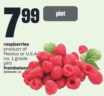 Valu-mart Framboises offer