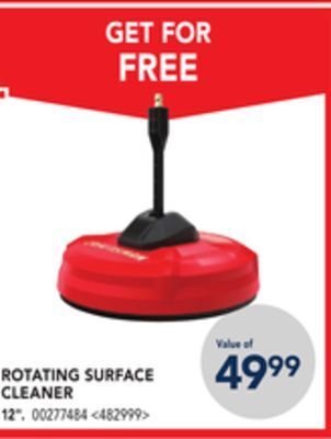 RONA Craftsman 12 rotating surface cleaner offer