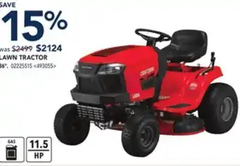 RONA Craftsman lawn tractor 36 offer