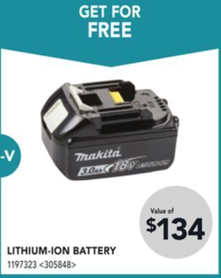 RONA Lithium-ion battery offer