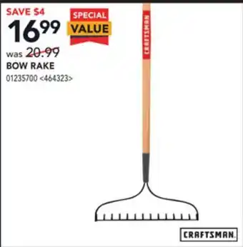 RONA Bow rake offer